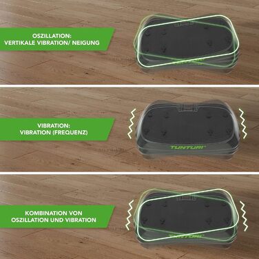 Вібраційна платформа Tunturi Cardio Fit V10/V20 для фітнесу та схуднення