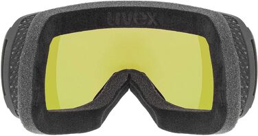 Гірськолижні окуляри Uvex Unisex Downhill 2100 Cv (Упаковка з ук) (One Size, чорний килимок/синьо-зелений)