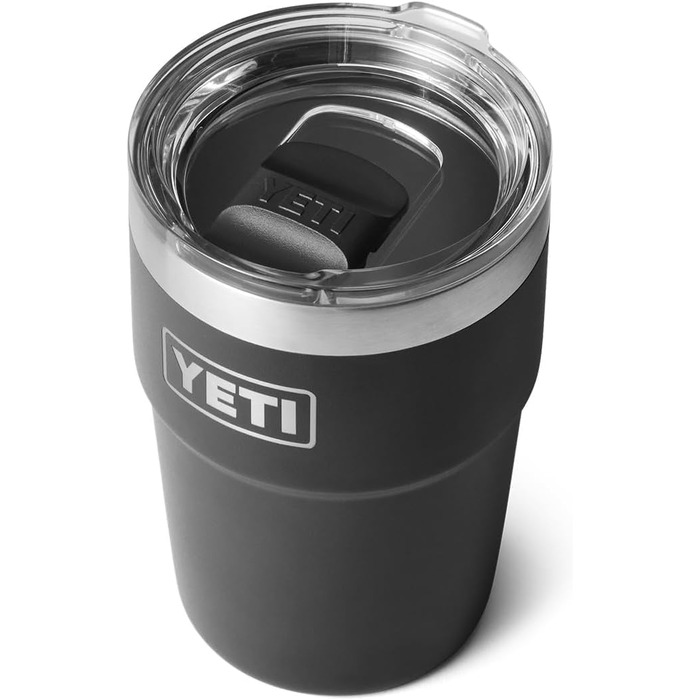 Кружка YETI Rambler з кришкою Magslider, чорна, 16 унцій (475 мл)