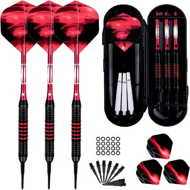 Набір GUBOOM Soft Darts 18 г 3 дротики з аксесуарами для електронних дротиків