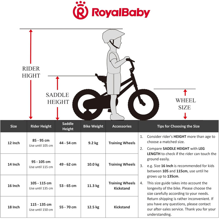 Велосипед Royal Baby Stargirl з тренувальними колесами 12-18