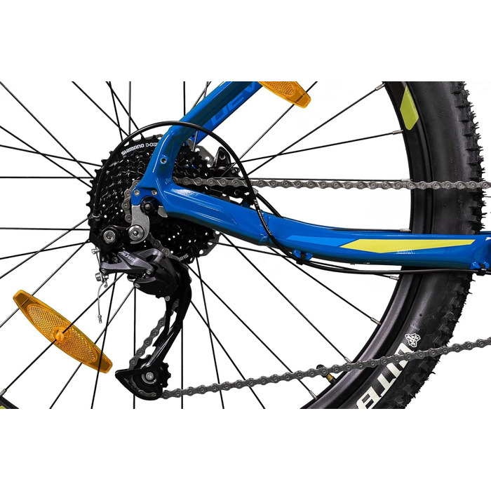 Чоловічий гірський велосипед Devron Riddle RM2.7 - колеса 27,5 дюймів, Shimano 2x9, гідравлічне дискове гальмо, Adventure MTB Blue L