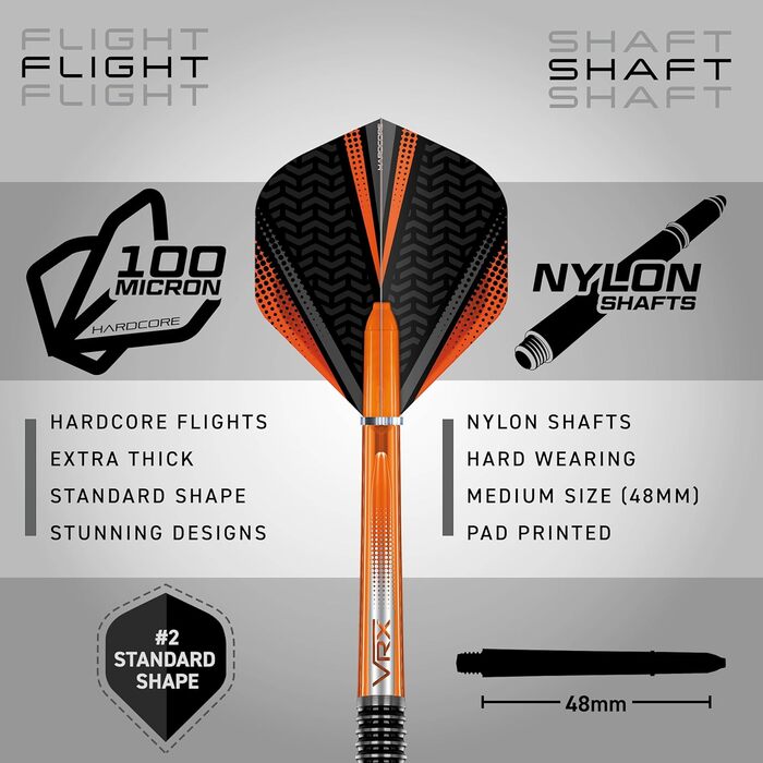 Дротики для дартсу Red Dragon Amberjack Softip 18 г – професійний набір з перами та стрижнями