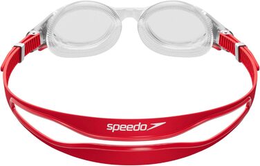 Окуляри для плавання Speedo Unisex Biofuse 2.0 Окуляри для плавання Biofuse 2.0 (в упаковці ) (один розмір, червоний / сріблястий / прозорий)