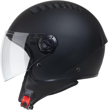 Шолом для скутера Como з козирком, сертифікат ECE 22.06, для мопедів і Vespa, чоловічий і жіночий, розміри XS-XL, 4 кольори