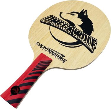Настільна ракетка CounterStrike Omega Wolf для професійного тенісу, ITTF сертифікована, турнірна