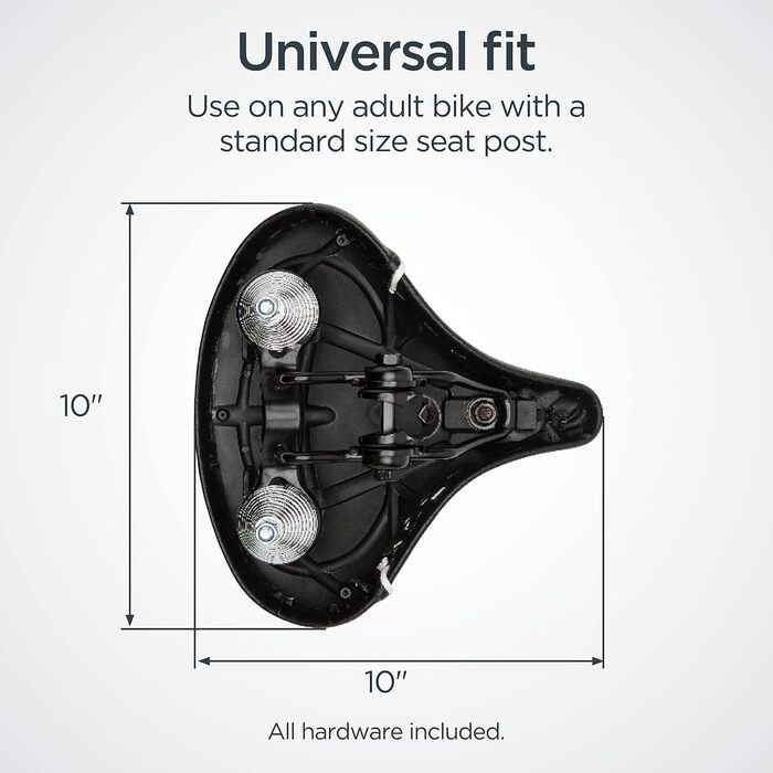 Сідло для велосипеда Schwinn Comfort, м'яке сидіння
