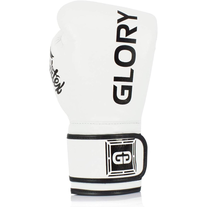 Боксерські рукавички Fairtex X Glory білі, шкіряні, 12 унцій, ручна роб.