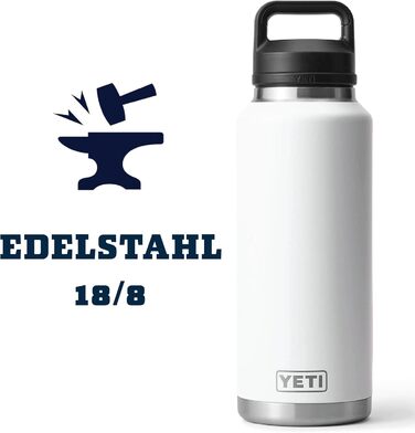 Термобутилка YETI Rambler з кришкою Chug, 1.4 л, біла