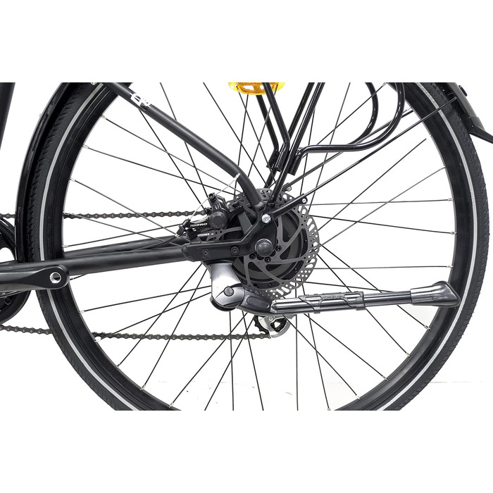 Електровелосипед Discovery Denver Men's E8200 28', Shimano 7-шв., матова чорна