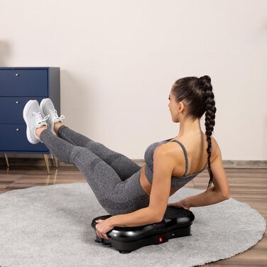 Вібраційна платформа Gymtek для фітнесу вдома, 99 режимів, 5 програм, сенсорний екран – для схуднення, спалювання жиру та зміцнення м'язів