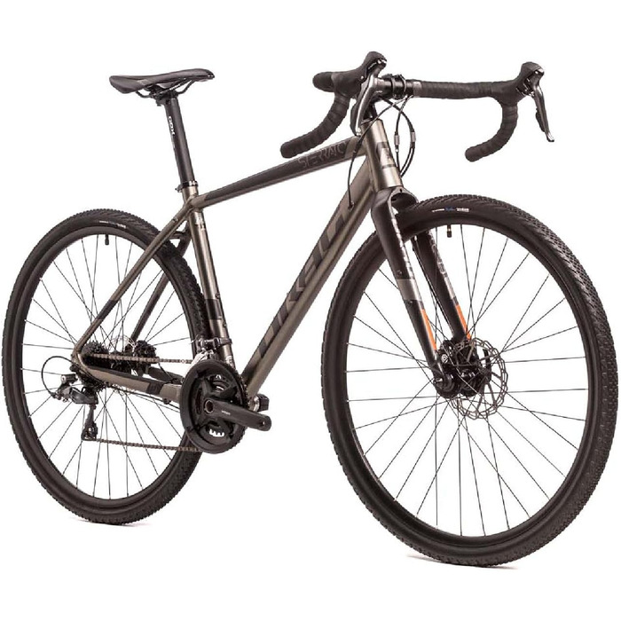 Чоловічий гравійний велосипед Airtracks 28 дюймів STERRATO 3.0 Bike 2 x 8 швидкісний Shimano Claris RD-R2000 8-швидкісний - висота рами 49 см, 52 см і 5 5см - Модель 2024 (55см (для зросту 175-188см))