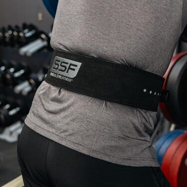 Шкіряний пояс для важкої атлетики SERIOUS STEEL FITNESS, 10 мм, 10,2 см, для пауерліфтингу та тренувань