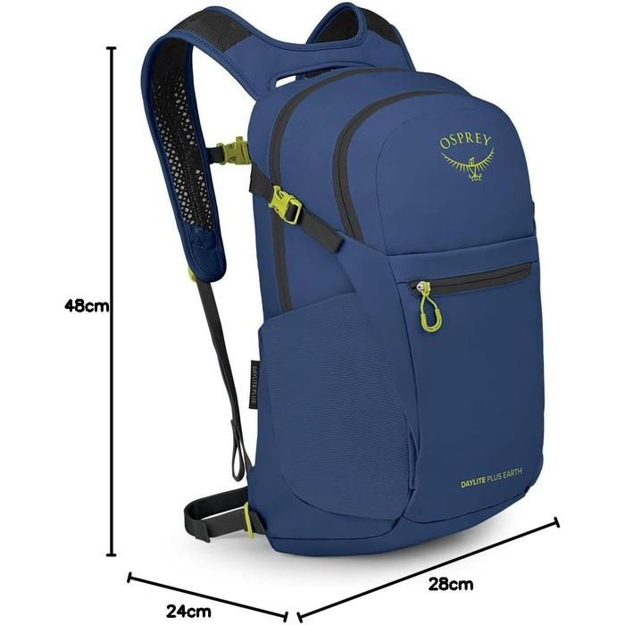 Рюкзак Osprey Daylite Plus Earth для чоловіків і жінок, синій, міський, універсальний, 1 шт.