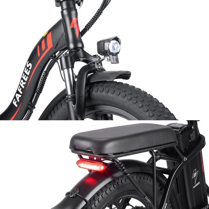 Електровелосипед  Fafrees E-Bike 20, 36В 16Ач, 250Вт, Shimano 7S, чорний