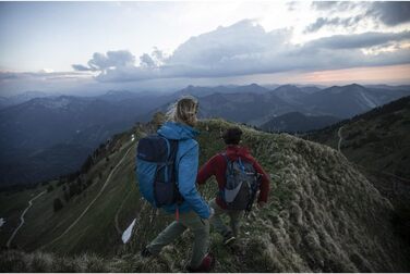 Рюкзак Vaude Wizard 30+4 Blue Sapphire водостійкий для трекінгу, універсальний для жінок і чоловіків, з ергономічною спинкою та органайзером