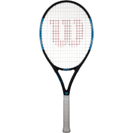 Ракетка для дорослого тенісу Wilson Ultra Elite 105 (доступна в розмірах рукоятки від 1 до 4) (ручка 1 (4 1/8 дюйма), чорна, синя, біла