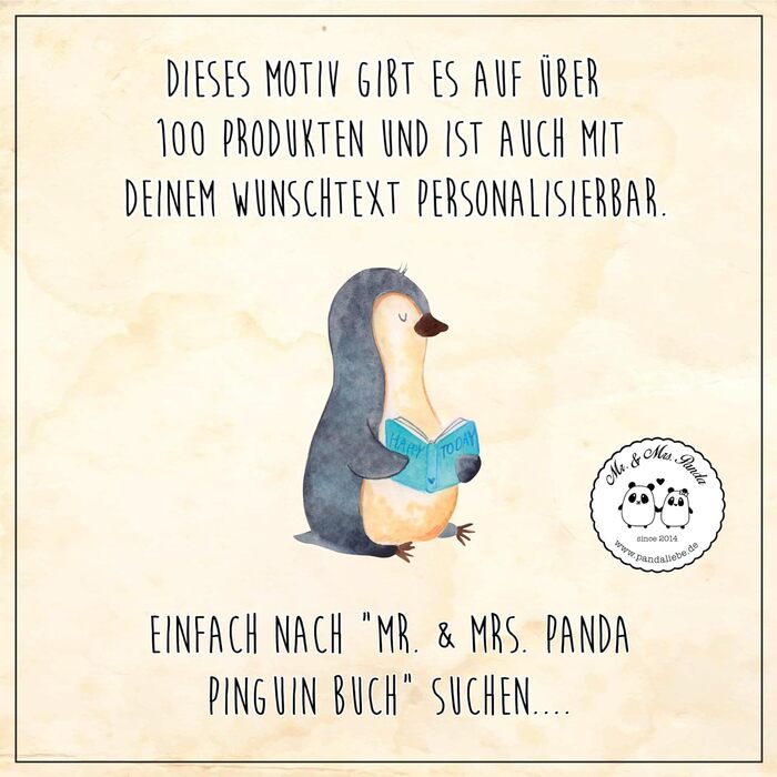 Персональна пляшка для води Mr. & Mrs. Panda Penguin Book - Персоналізовані подарунки, Рекламний подарунок у пляшці з водою, Свята, Розслаблення, Відпочинок, Біла персоналізована пляшка для води 500 мл