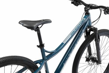 Алюмінієвий гірський велосипед BIKESTAR Hardtail Shimano 21 швидкісна трансмісія, дискові гальма 26, 27.5, 29 дюймові шини 16, 17, 18 дюймова рама Alu MTB СПРОБУЙТЕ 29 ДЮЙМІВ БЕЗ РИЗИКУ Дискові гальма синій і сірий