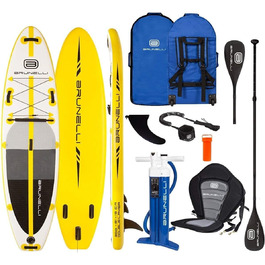 Надувна SUP-дошка Brunelli 10.0 Premium для серфінгу, весло, 305x78 см