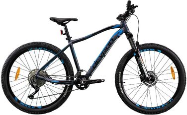 Гірський велосипед Devron Riddle RM3.7, хардтейл алюміній, Shimano 2x10, 27.5 дюймів, дискове гальмо, універсальний гірський велосипед для захоплюючих пригод Grey M