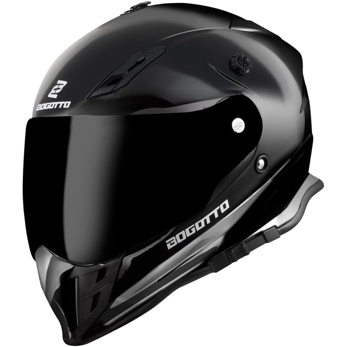 Шолом для ендуро Bogotto V331 XS чорний, мотошолом