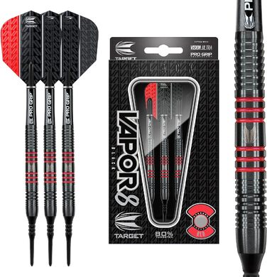 Набір дротиків Target Darts Vapor 8, 19 г, червоний