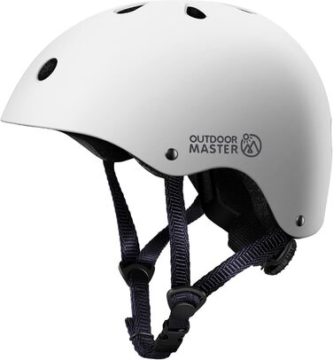 Дитячий велосипедний шолом OutdoorMaster, регульований, для скейтборду, самокату, баланс-байка та гіроборда, знімна підкладка