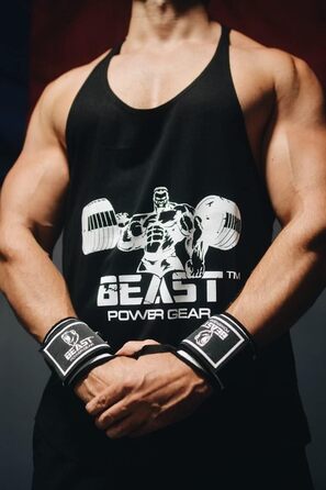 Наручні обгортки Beastpowergear 45,7 см змагальні, білі