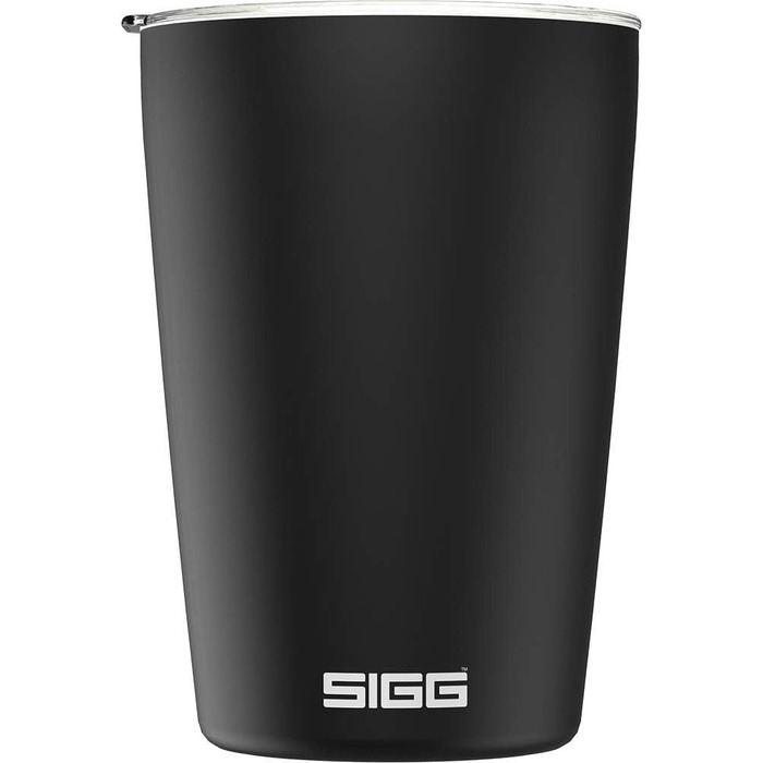 Кавова кружка SIGG Neso Pure Ceram, 0,3 л, трітан, без BPA, чорна