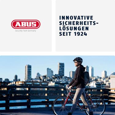 Складаний велосипедний замок ABUS Bordo 6000K з тримачем, циліндр XPlus, рівень безпеки 10