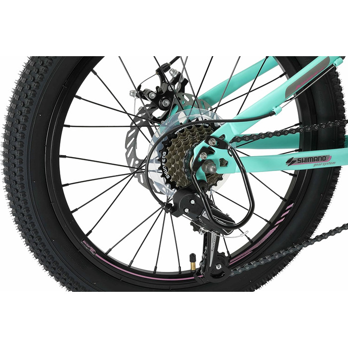 Велосипед дитячий BIKESTAR 7-шв. Shimano, 6+ років, 20