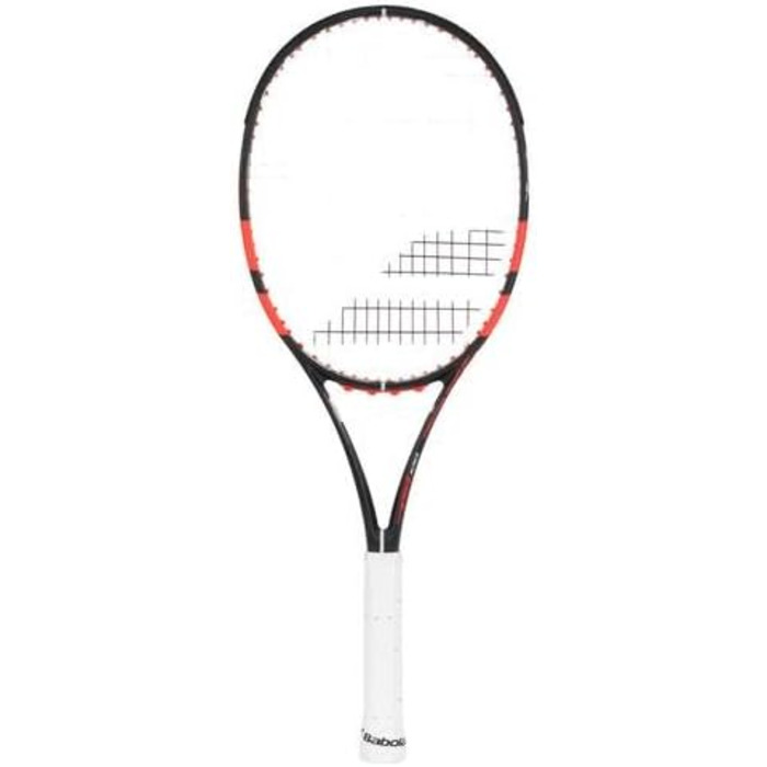 Ракетка Babolat Pure Strike 100 16/19 Неон Сірий/Червоний