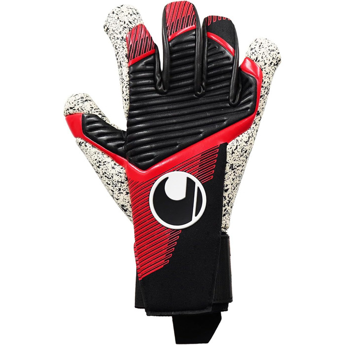 Рукавички Uhlsport Powerline Supergrip Hn (р. 9, чорн/черв/білі)