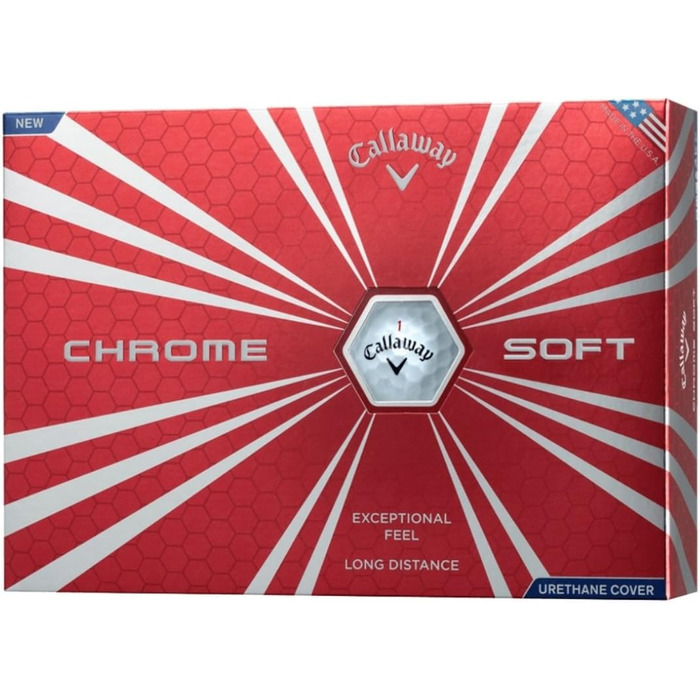 М'ячі для гольфу Callaway Chrome 2015 - М'які, чоловічі, дюжина