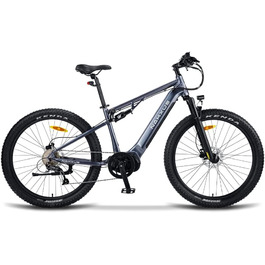 Електровелосипед  27M201 E-Bike 27.5 Fat Tire, 9-швидкісний, запас ходу 150 км