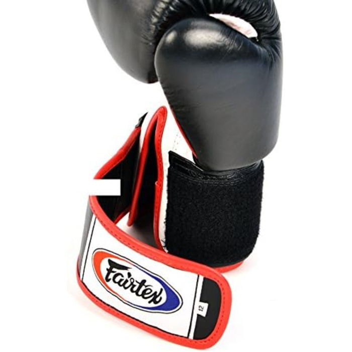 Боксерські рукавички Fairtex BGV1 чорні, шкіряні 12 унцій для ММА