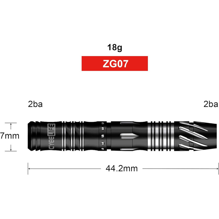 Бочки для дротиків CyeeLife 16/18г вольфрам 90, ZG07-18г