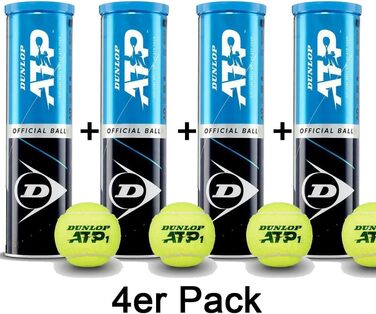 Тенісні м'ячі Dunlop ATP 4 шт (4x)