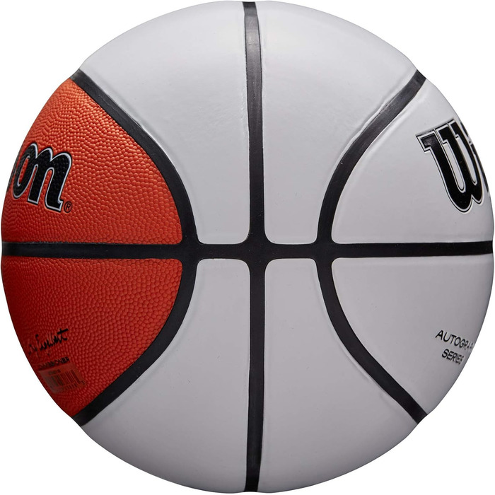 Жіночі баскетбольні м'ячі WILSON WNBA Commemorative Series, офіційні баскетбольні м'ячі та розміри (розмір 6 - 28,5', білий/помаранчевий)