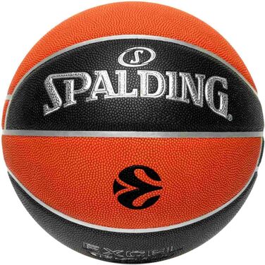 Баскетбольні м'ячі Spalding 77101Z чорний/помаранчевий р.7