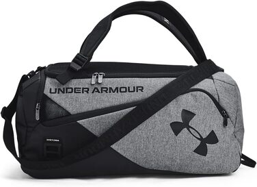 Спортивна сумка Under Armour UA містить спортивну сумку Duo SM Duffle (одного розміру, сіра смола середнього вересу, одномісна)