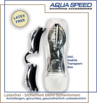 Окуляри для плавання Aqua Speed за рецептом - LUMINA - Діоптрії для дорослих з короткозорістю ліві та праві лінзи можна підібрати індивідуально відповідно до ваших побажань 2.