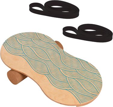 Набір Woodboard Balance Board Maple & Cork для тренування координації