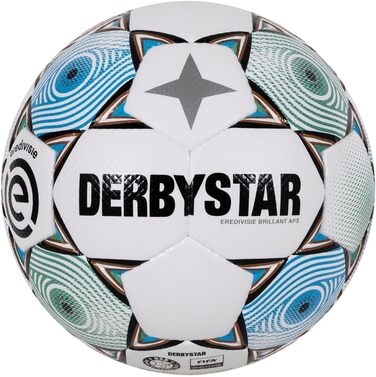 Обладнання Derbystar - Футбольні м'ячі Brilliant APS Eredivisie Матчбол 2023/2024 Білий 5