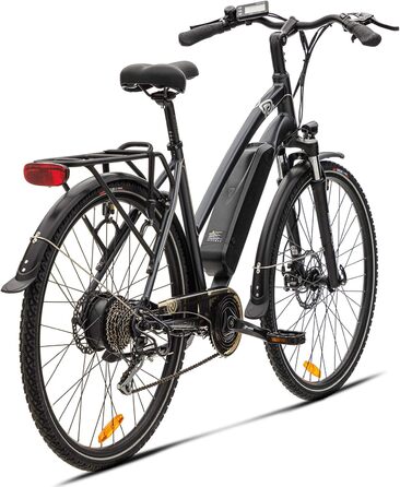 Велосипед VecoCraft Athena E-Bike 28', 36В, 250Вт, Shimano 8-шв., чорний