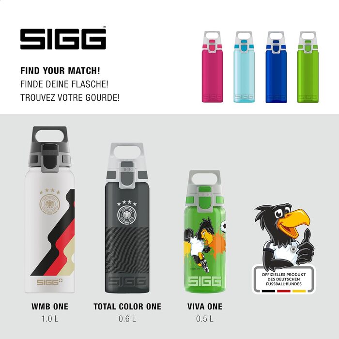 Пляшка SIGG Tritan ONE - для вугл. кислоти, без BPA, 0,6 л/1 л