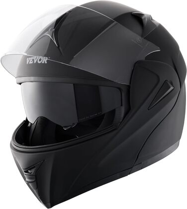 Мотошолом VEVOR без маски, розмір S (55-56 см), ABS, з Bluetooth, змінне скло, DOT, для підлітків і дорослих