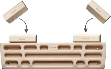 Тренувальна дошка Whiteoak кленовий схил 50x12.5x4.4см