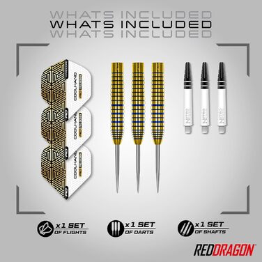 Дротики RED DRAGON Luke Humphries TX Series Tungsten Steeltip (22 г, 4)